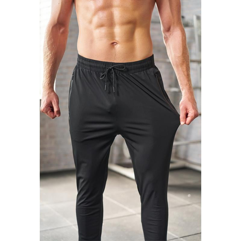 4-Pack Men‘S Stretch Joggers - Cuffed Athleisure Pants for Active Wear | Lightweight & Breathable Gym Outfits, Spring & Summer Fashion