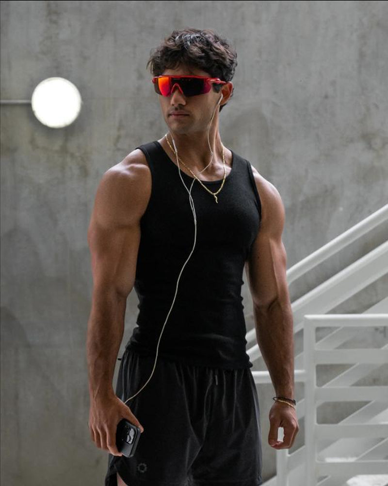 Haus | Premium Ultra-Soft Cotton Fitted Tank 3 Pack