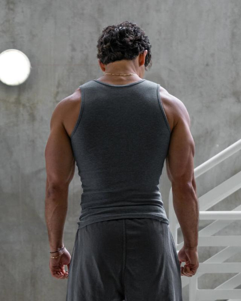 Haus | Premium Ultra-Soft Cotton Fitted Tank 3 Pack