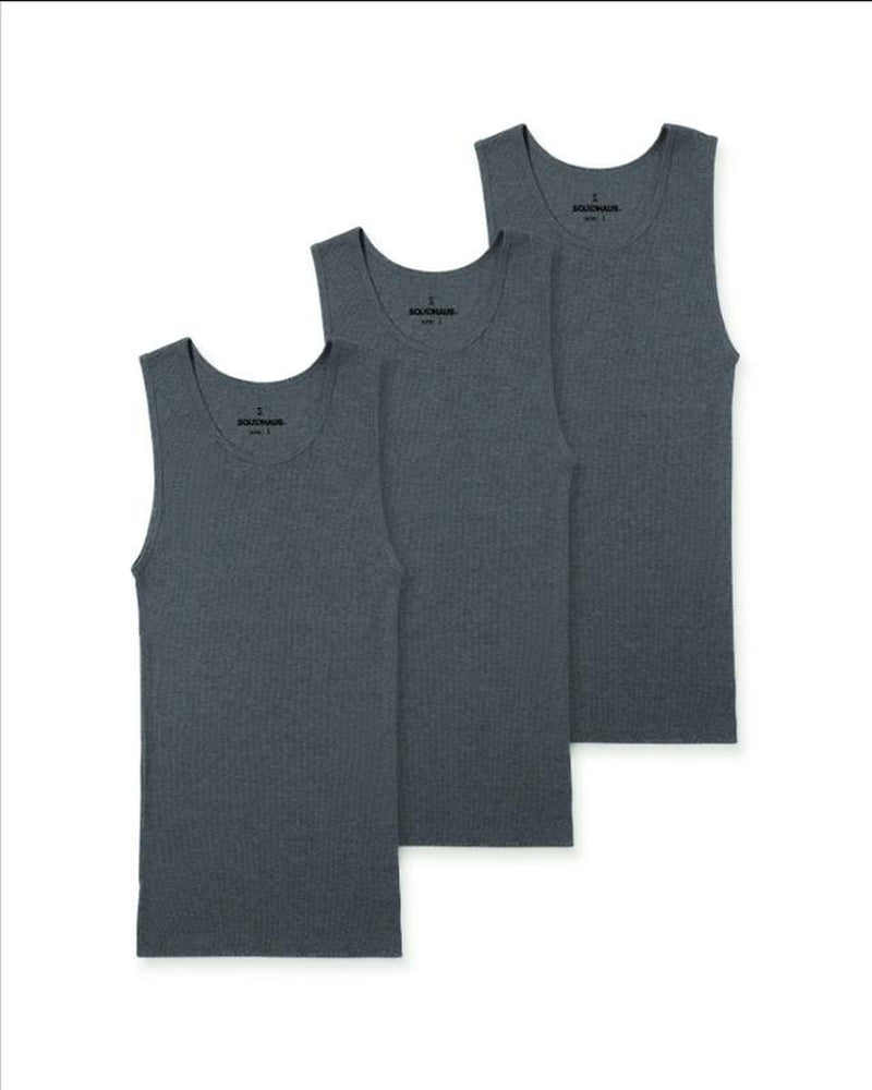 Haus | Premium Ultra-Soft Cotton Fitted Tank 3 Pack